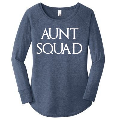 Aunt Squad Aunty to Be Women's Perfect Tri Tunic Long Sleeve Shirt