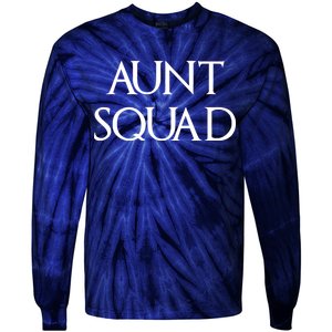 Aunt Squad Aunty to Be Tie-Dye Long Sleeve Shirt