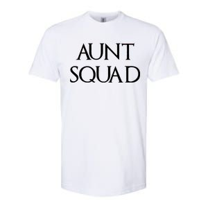 Aunt Squad Aunty to Be Softstyle CVC T-Shirt