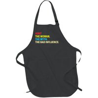 Aunt The Woman The Myth The Bad Influence Full-Length Apron With Pockets