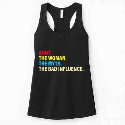 Aunt The Woman The Myth The Bad Influence Womens Tank Top