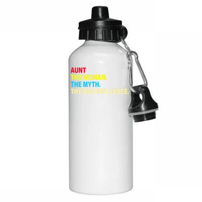 Aunt The Woman The Myth The Bad Influence Aluminum Water Bottle