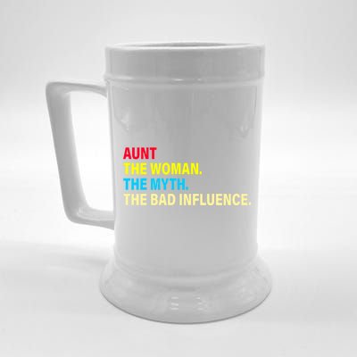 Aunt The Woman The Myth The Bad Influence Beer Stein