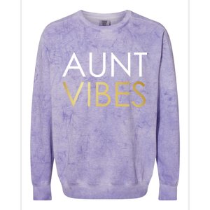 Aunt Vibes Colorblast Crewneck Sweatshirt