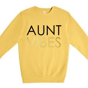 Aunt Vibes Premium Crewneck Sweatshirt