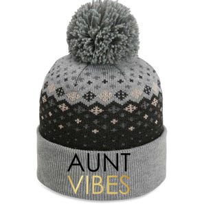 Aunt Vibes The Baniff Cuffed Pom Beanie