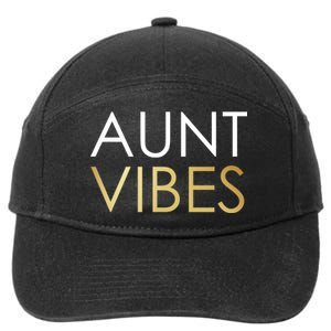 Aunt Vibes 7-Panel Snapback Hat