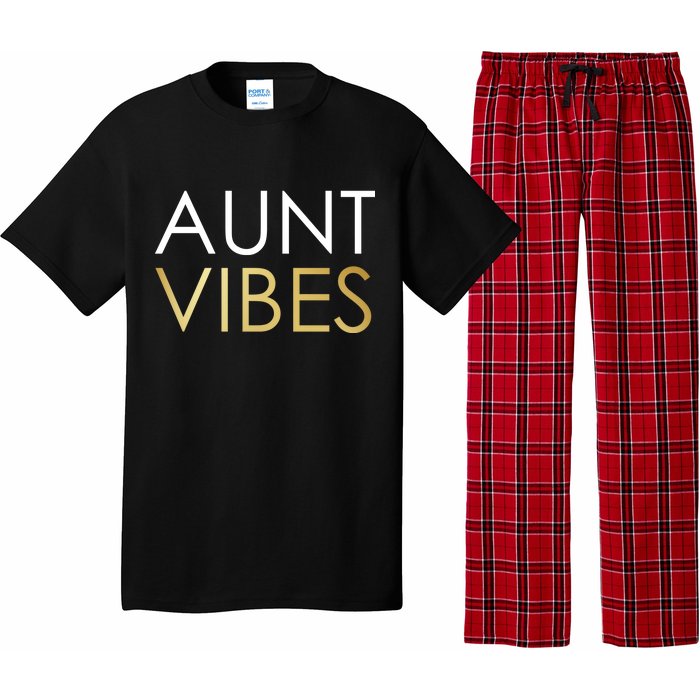 Aunt Vibes Pajama Set