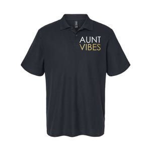 Aunt Vibes Softstyle Adult Sport Polo