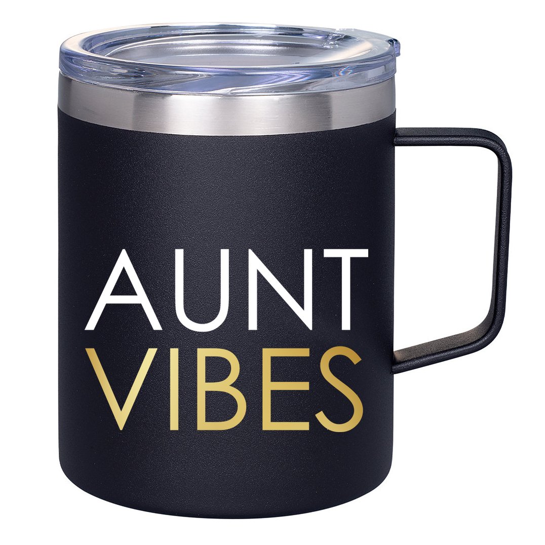 Aunt Vibes 12oz Stainless Steel Coffee Mug