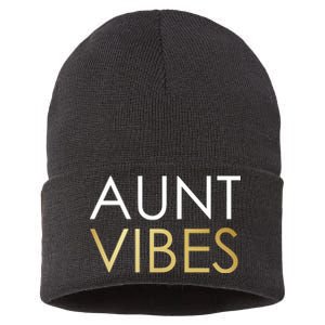 Aunt Vibes Sustainable Knit Beanie