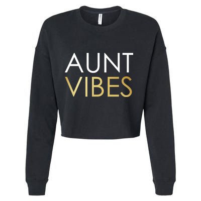 Aunt Vibes Cropped Pullover Crew