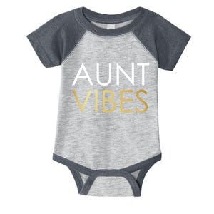 Aunt Vibes Infant Baby Jersey Bodysuit