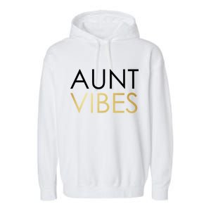 Aunt Vibes Garment-Dyed Fleece Hoodie