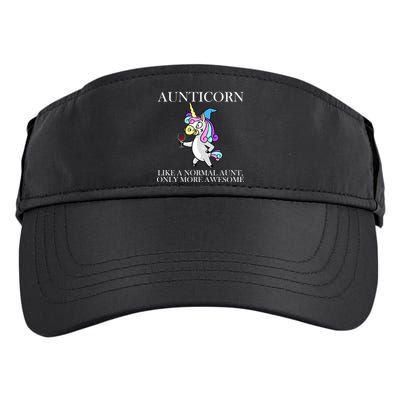 Aunticorn Like A Normal Aunt Only More Awesome Adult Drive Performance Visor