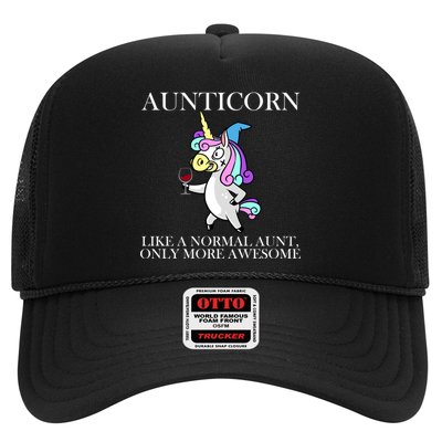 Aunticorn Like A Normal Aunt Only More Awesome Trucker Hat