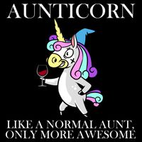 Aunticorn Like A Normal Aunt Only More Awesome Wool Snapback Cap