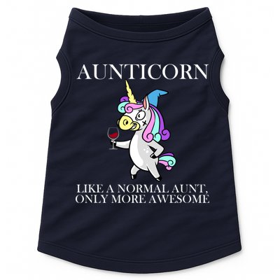 Aunticorn Like A Normal Aunt Only More Awesome Doggie Tank