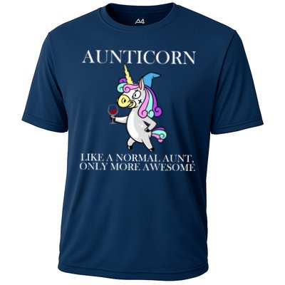 Aunticorn Like A Normal Aunt Only More Awesome Performance Shirt