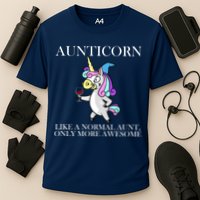 Aunticorn Like A Normal Aunt Only More Awesome Performance Shirt