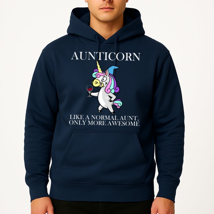 Aunticorn Like A Normal Aunt Only More Awesome Hoodie