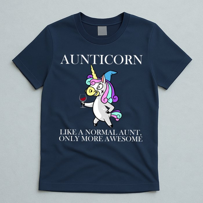 Aunticorn Like A Normal Aunt Only More Awesome T-Shirt