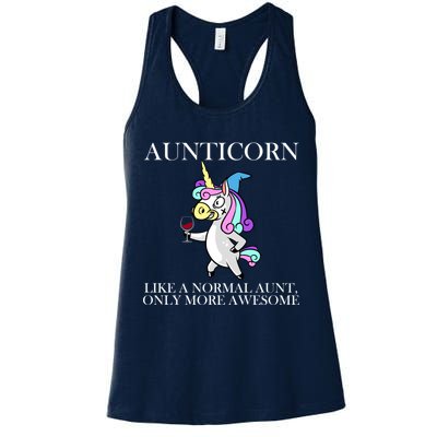 Aunticorn Like A Normal Aunt Only More Awesome Womens Tank Top
