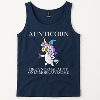Aunticorn Like A Normal Aunt Only More Awesome Tank Top