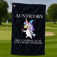 Aunticorn Like A Normal Aunt Only More Awesome Golf Towel