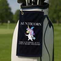 Aunticorn Like A Normal Aunt Only More Awesome Golf Towel