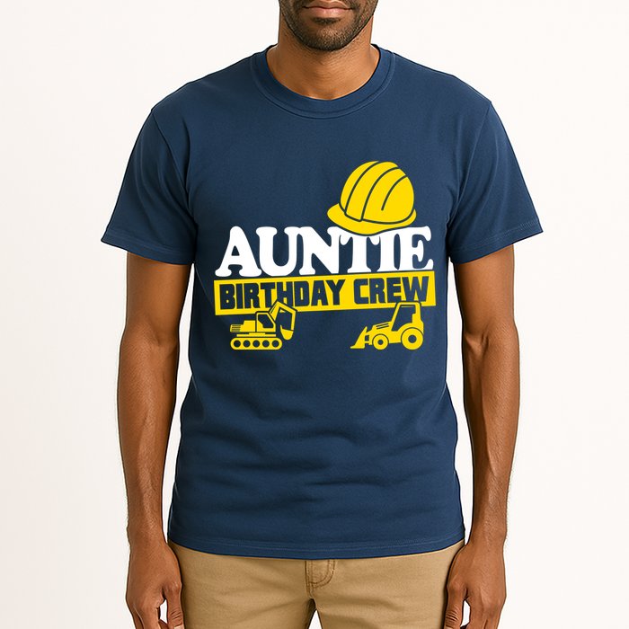 Auntie Birthday Crew Construction Party Tall T-Shirt