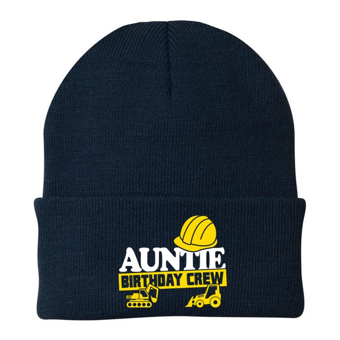 Auntie Birthday Crew Construction Party Beanie