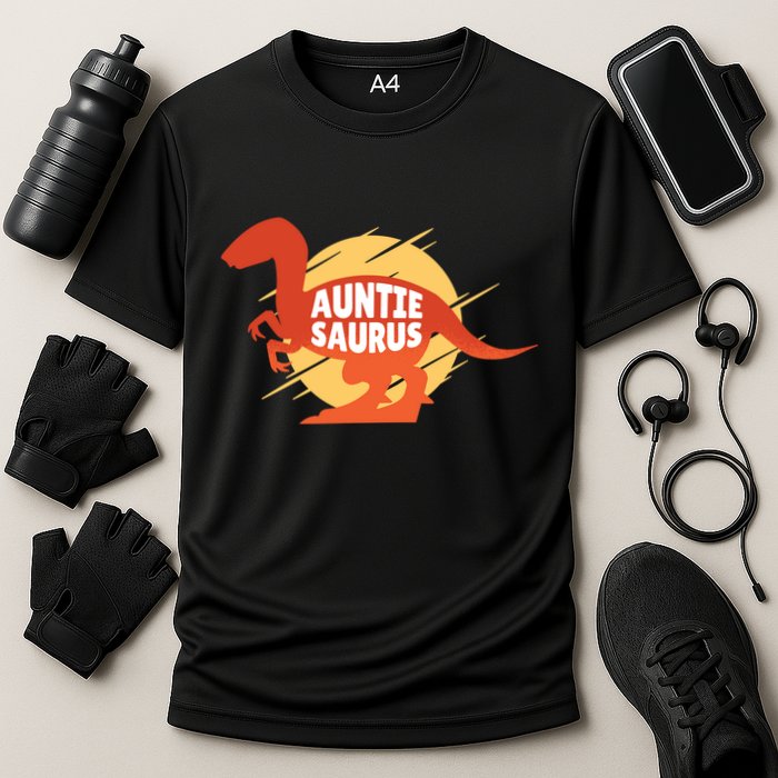 Auntie Saurus Cooling Performance Crew T-Shirt
