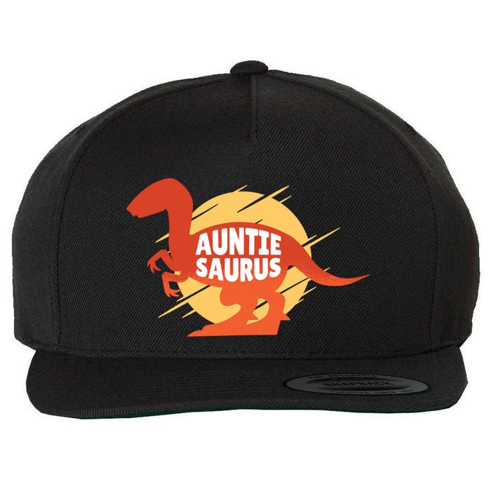 Auntie Saurus Wool Snapback Cap