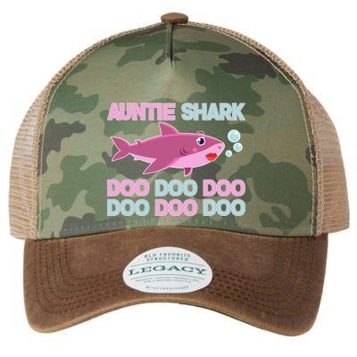 Auntie Shark Doo Doo Doo Legacy Tie Dye Trucker Hat