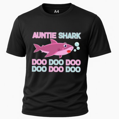 Auntie Shark Doo Doo Doo Performance Shirt