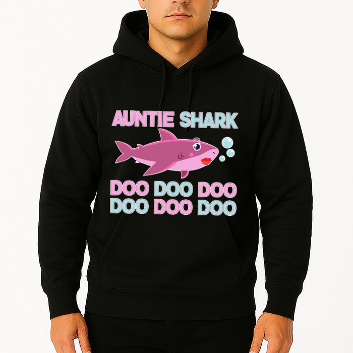 Auntie Shark Doo Doo Doo Hoodie