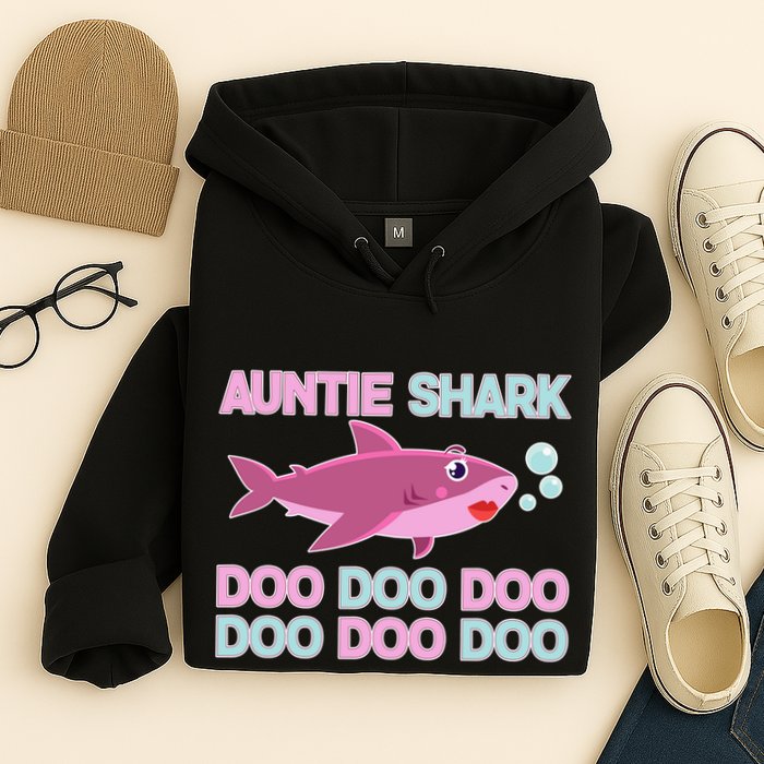 Auntie Shark Doo Doo Doo Hoodie