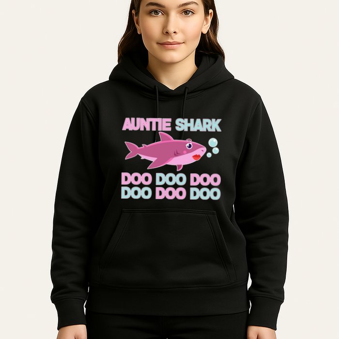 Auntie Shark Doo Doo Doo Hoodie