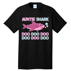 Auntie Shark Doo Doo Doo Tall T-Shirt