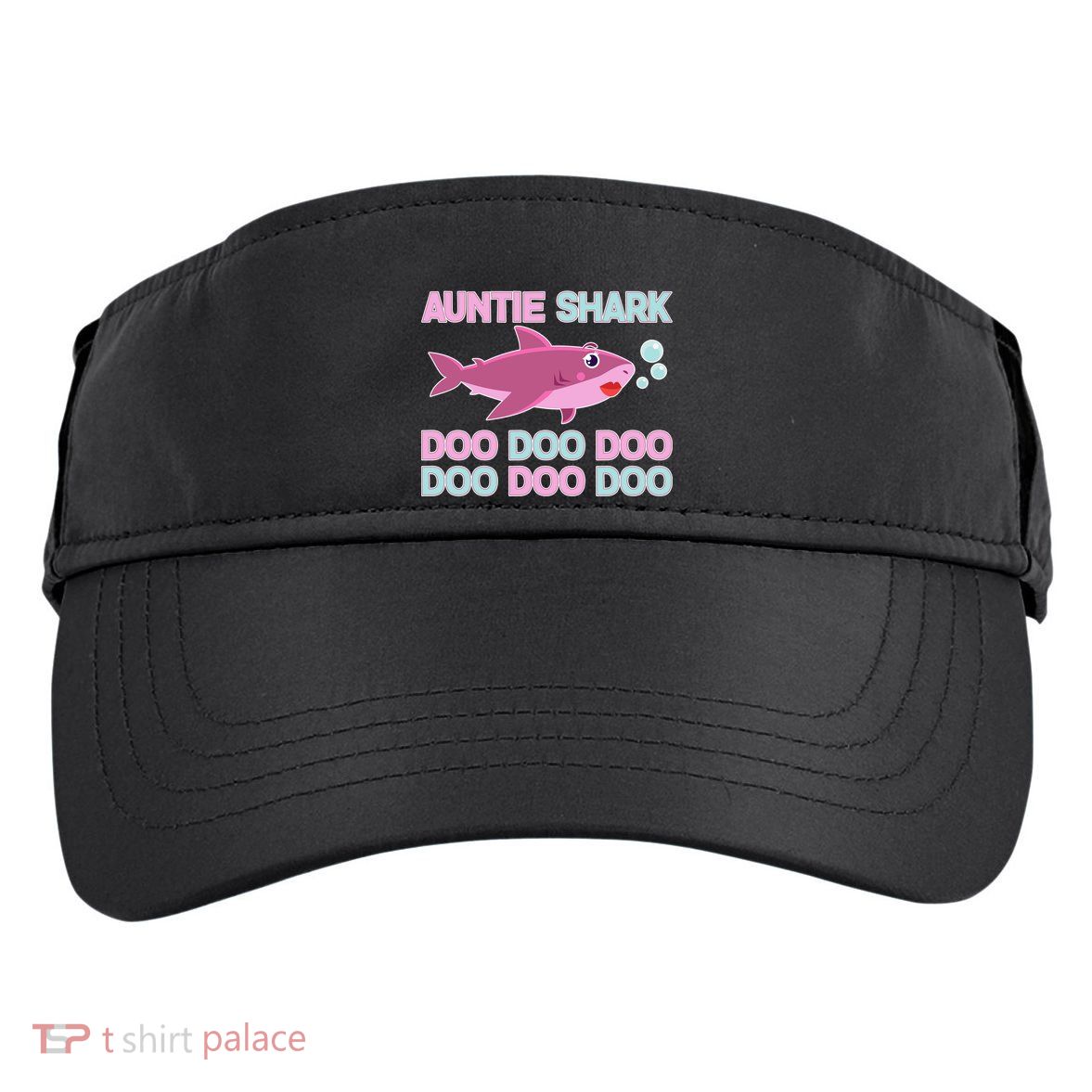 Auntie Shark Doo Doo Doo Adult Drive Performance Visor