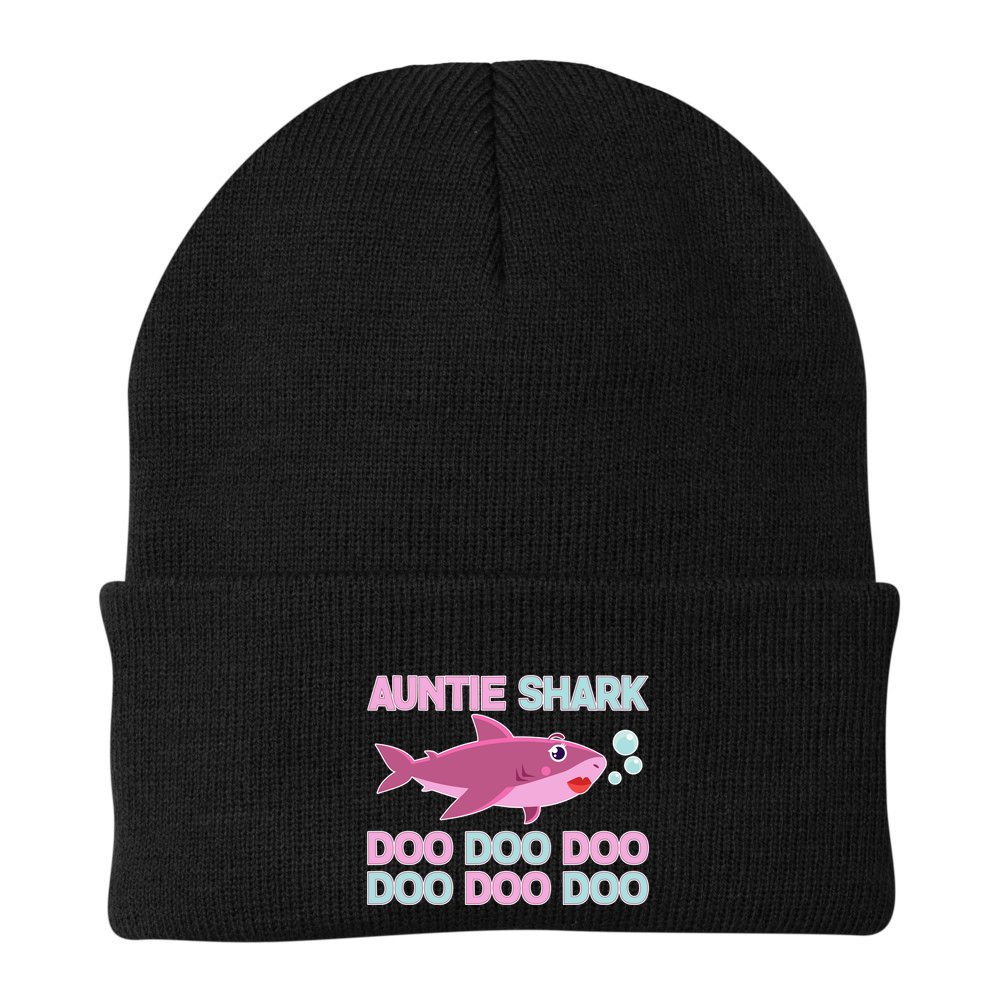 Auntie Shark Doo Doo Doo Beanie