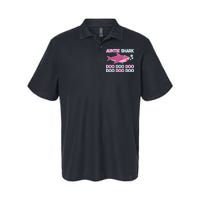 Auntie Shark Doo Doo Doo Softstyle Adult Sport Polo