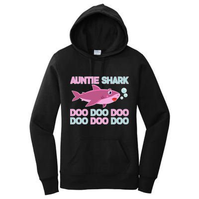 Auntie Shark Doo Doo Doo Women's Pullover Hoodie