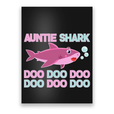 Auntie Shark Doo Doo Doo Poster