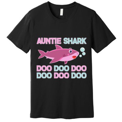 Auntie Shark Doo Doo Doo Premium T-Shirt