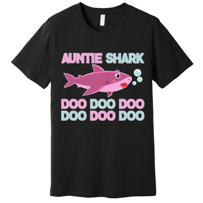 Auntie Shark Doo Doo Doo Premium T-Shirt