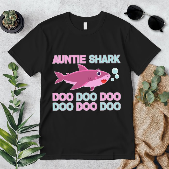 Auntie Shark Doo Doo Doo Premium T-Shirt