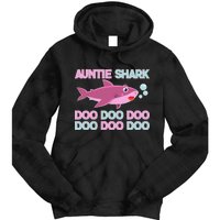 Auntie Shark Doo Doo Doo Tie Dye Hoodie