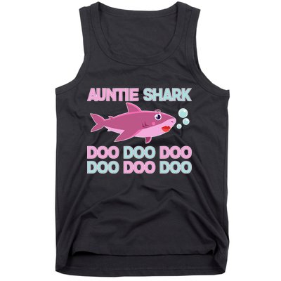 Auntie Shark Doo Doo Doo Tank Top